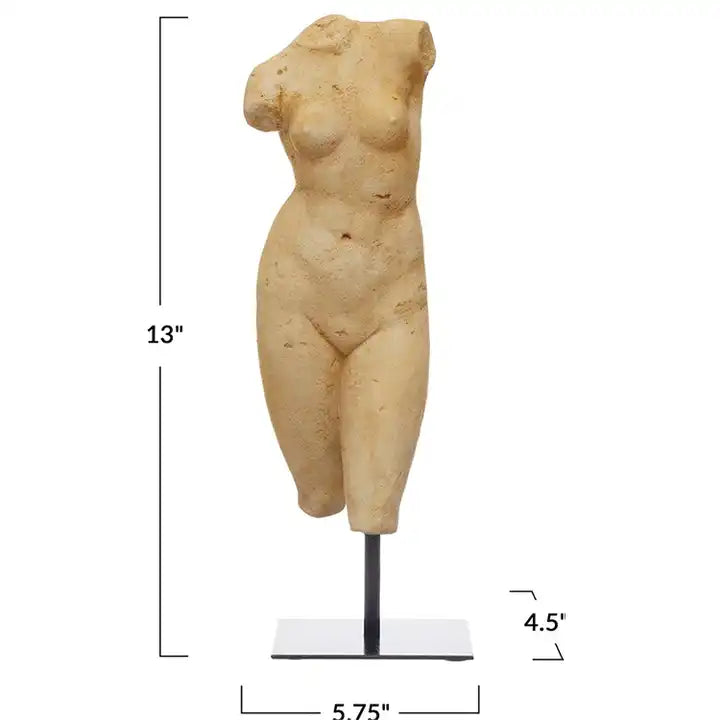 Decorative Broken Torso Figurine