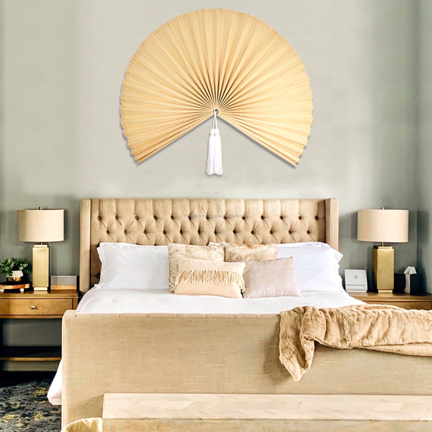 Kowa Bamboo Wall Fan
