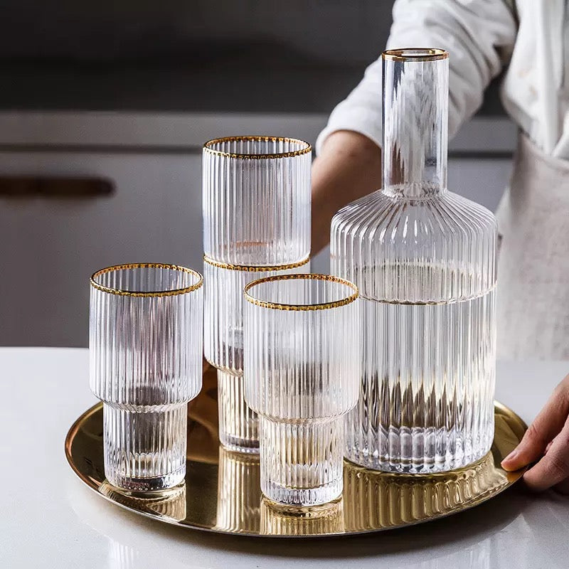 Retro Style Drinkware Set