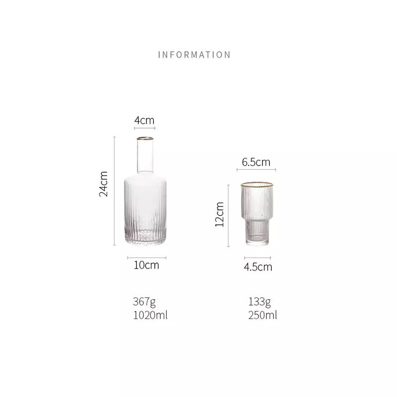 Retro Style Drinkware Set