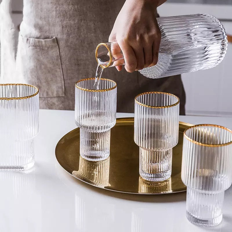 Retro Style Drinkware Set