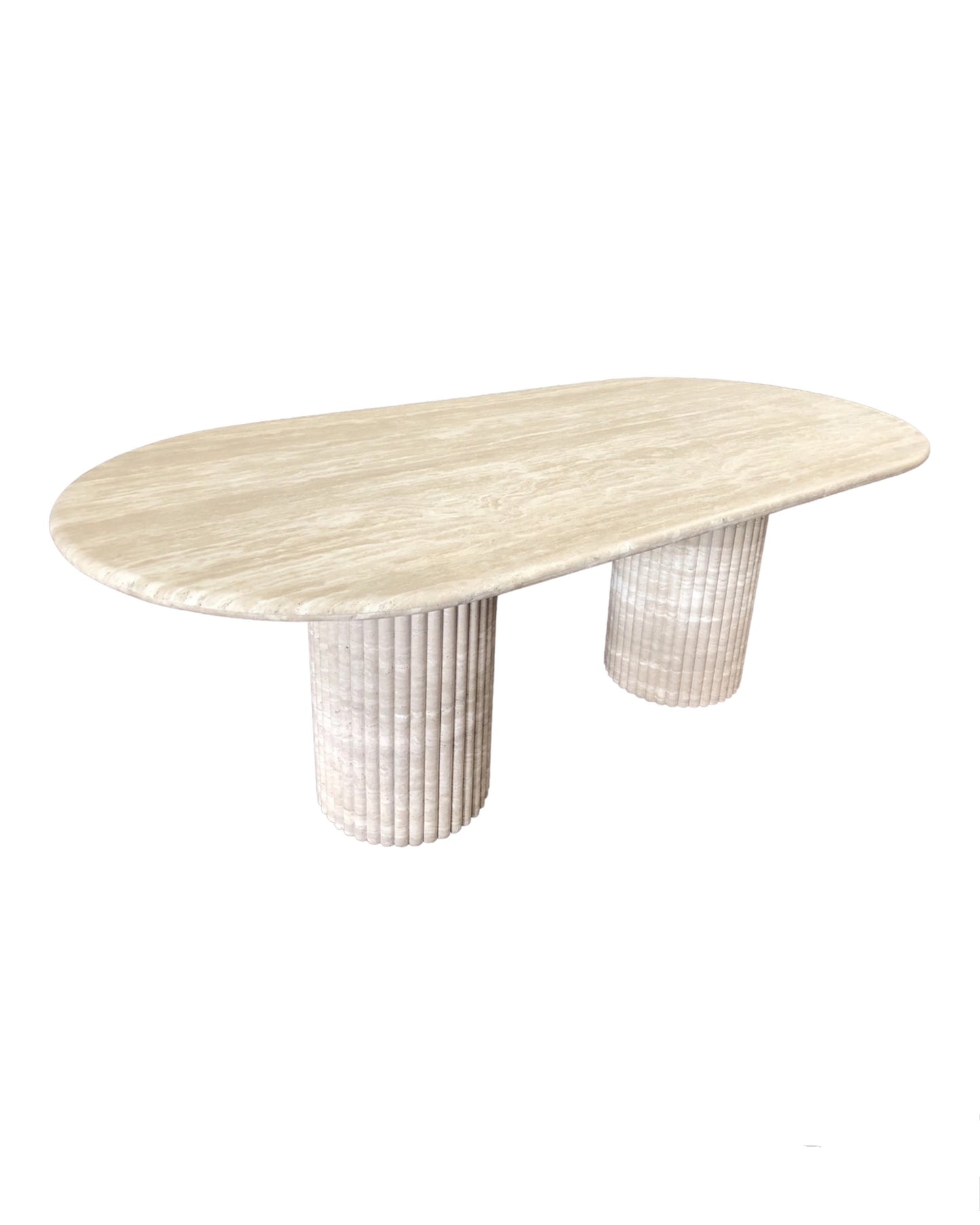 Vesna Travertine Dining Table