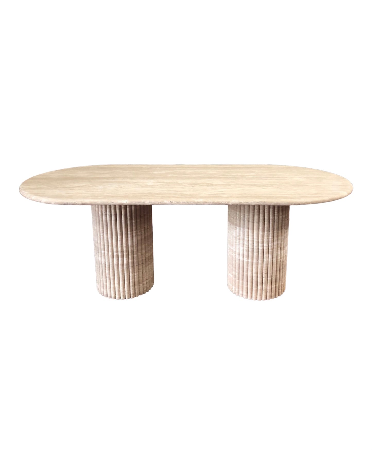 Vesna Travertine Dining Table