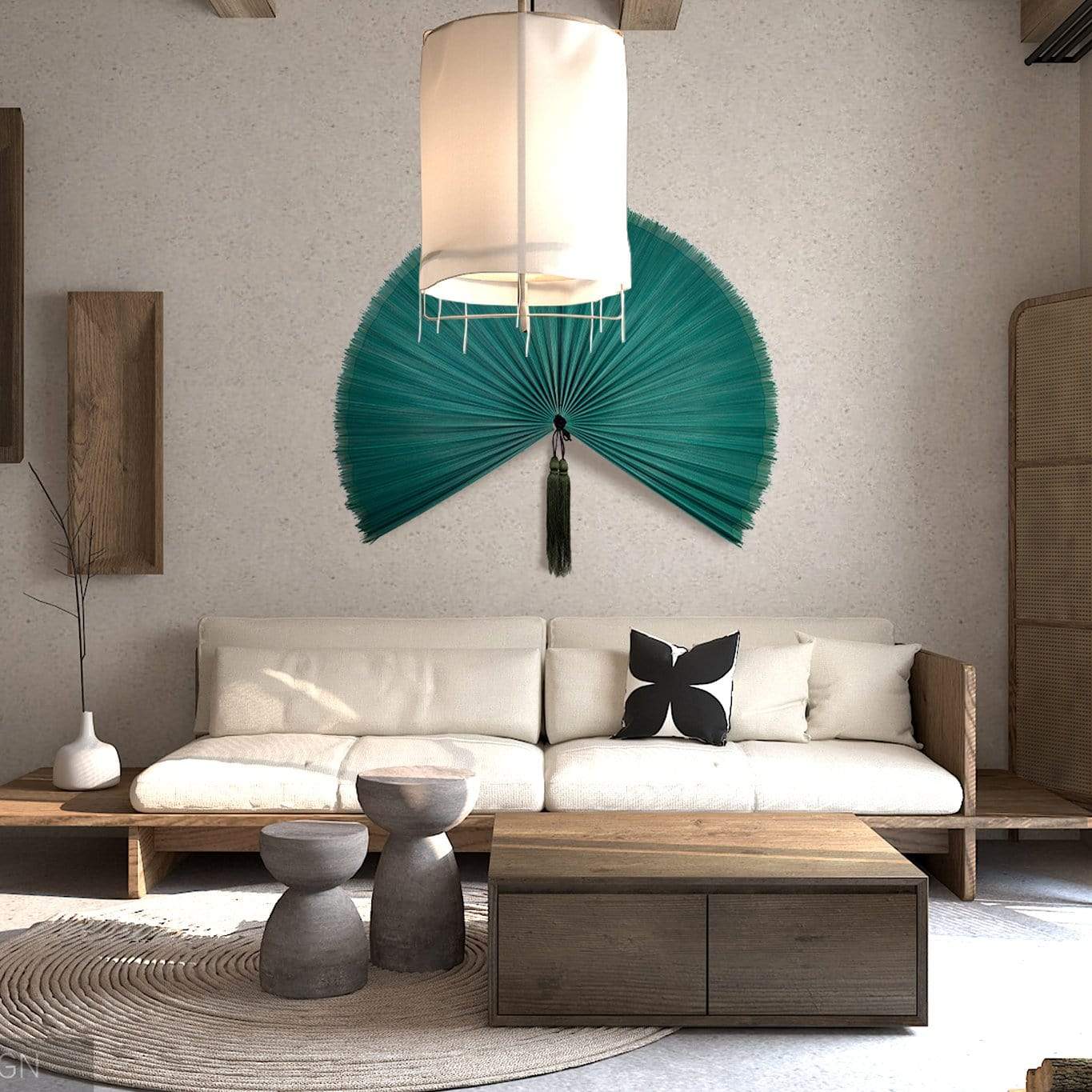 Kowa Bamboo Wall Fan