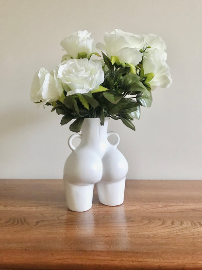 Love Handle Ceramic Vase in Medium Size
