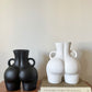 Large Love Handle Ceramic Vase